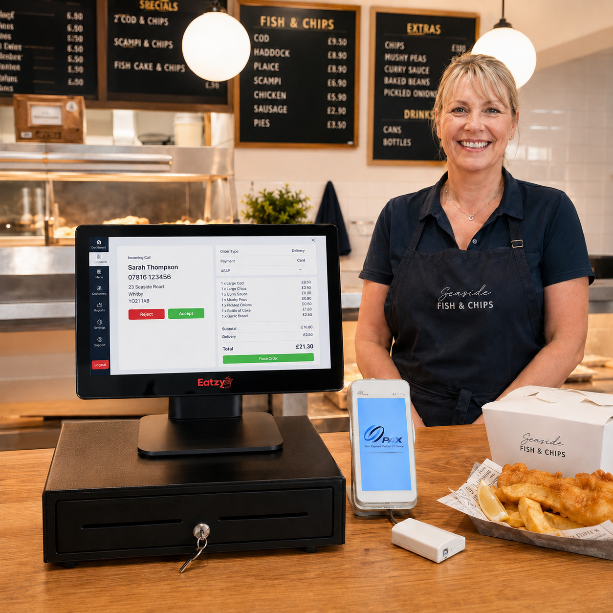 Takeaway EPOS System with Caller ID