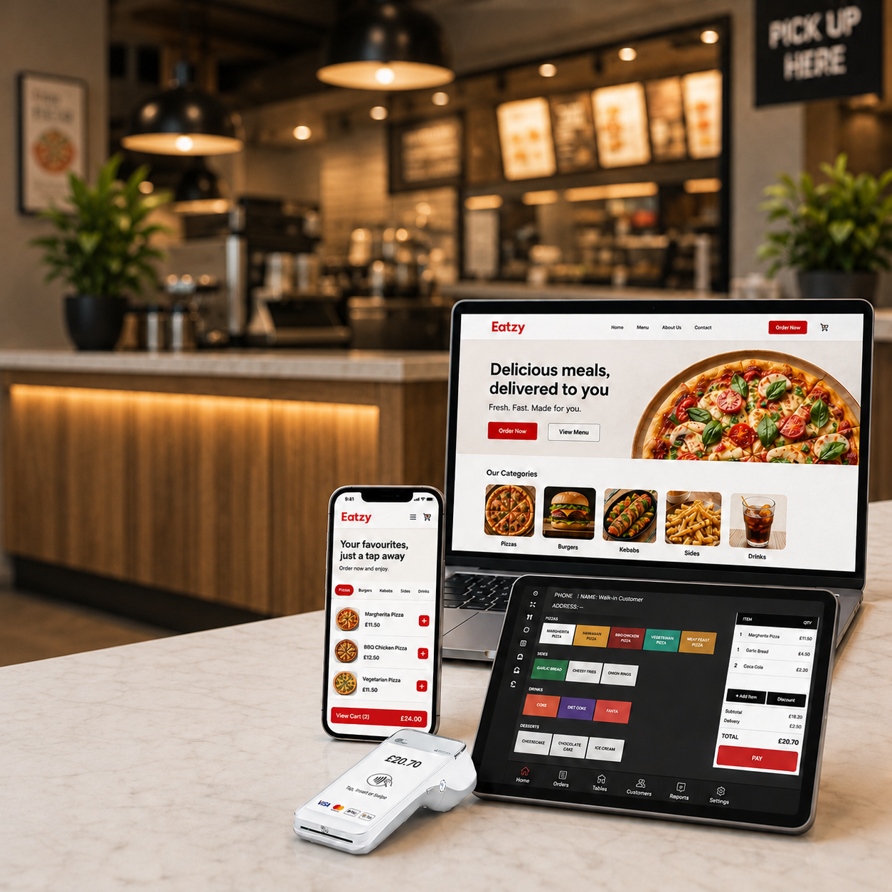 Commission-Free Online Ordering System for UK Restaurants & Takeaways | Eatzy